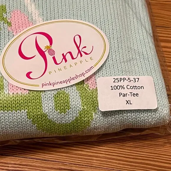 Pink Pineapple Golf Sweater XL - Picture 3 of 5